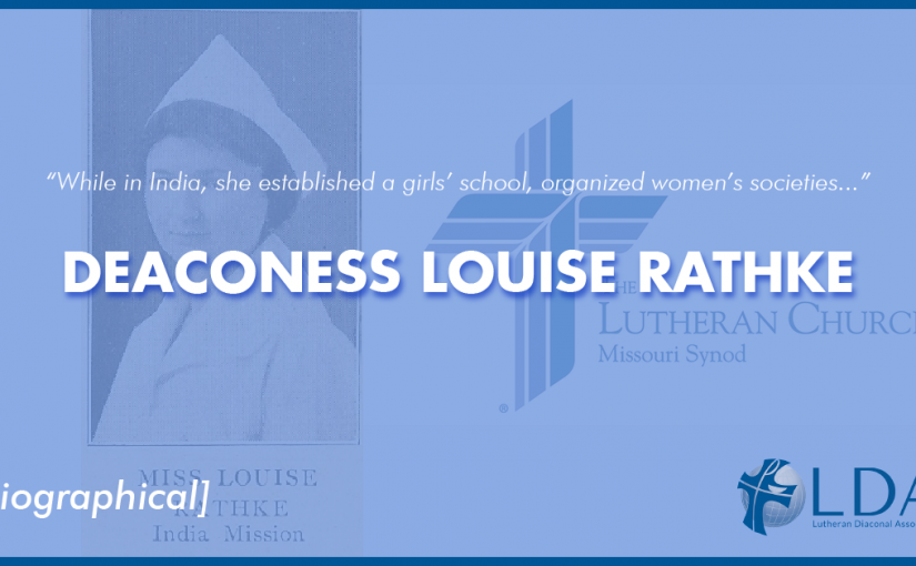 100 Years of Service Deaconess Louise Rathke