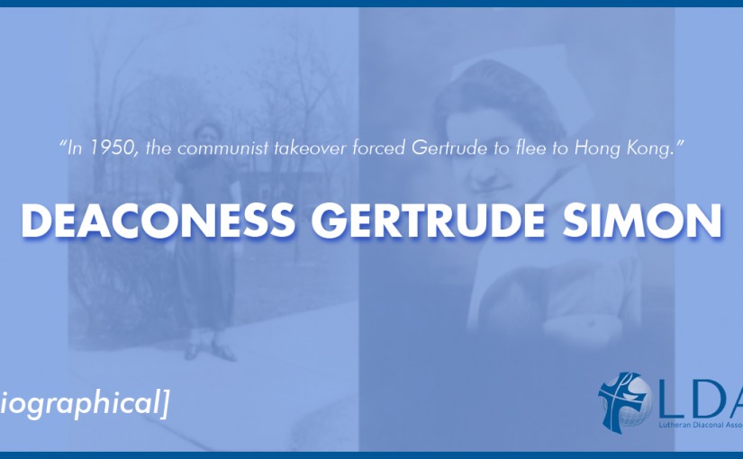 100 Years of Service – Deaconess Gertrude Simon