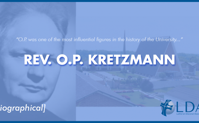 100 Years of Service – Rev. O.P. Kretzmann